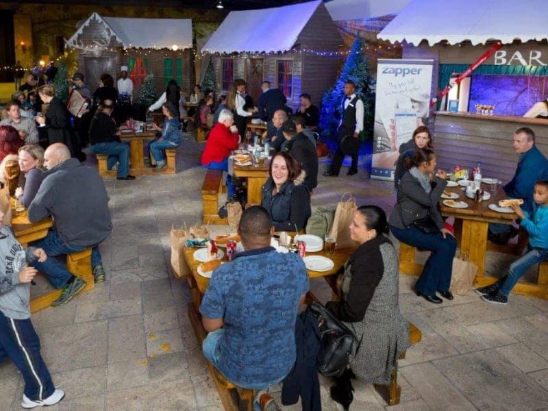 Winter Market Atmosphere